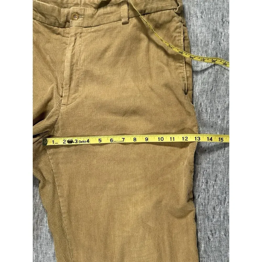 Bills Khakis M2 Corduroy Pants Mens 38x32 Relaxed Fit Tan Made in USA